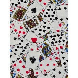 Timeless Treasures Playing Cards Fabric Soho Cotton New MINI-14 continuous yards